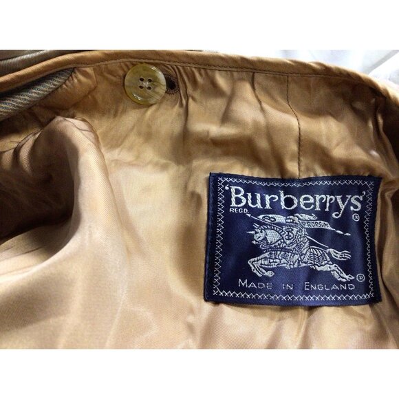 Burberrys Trench Coat Made in England Womens Small - Picture 4 of 14